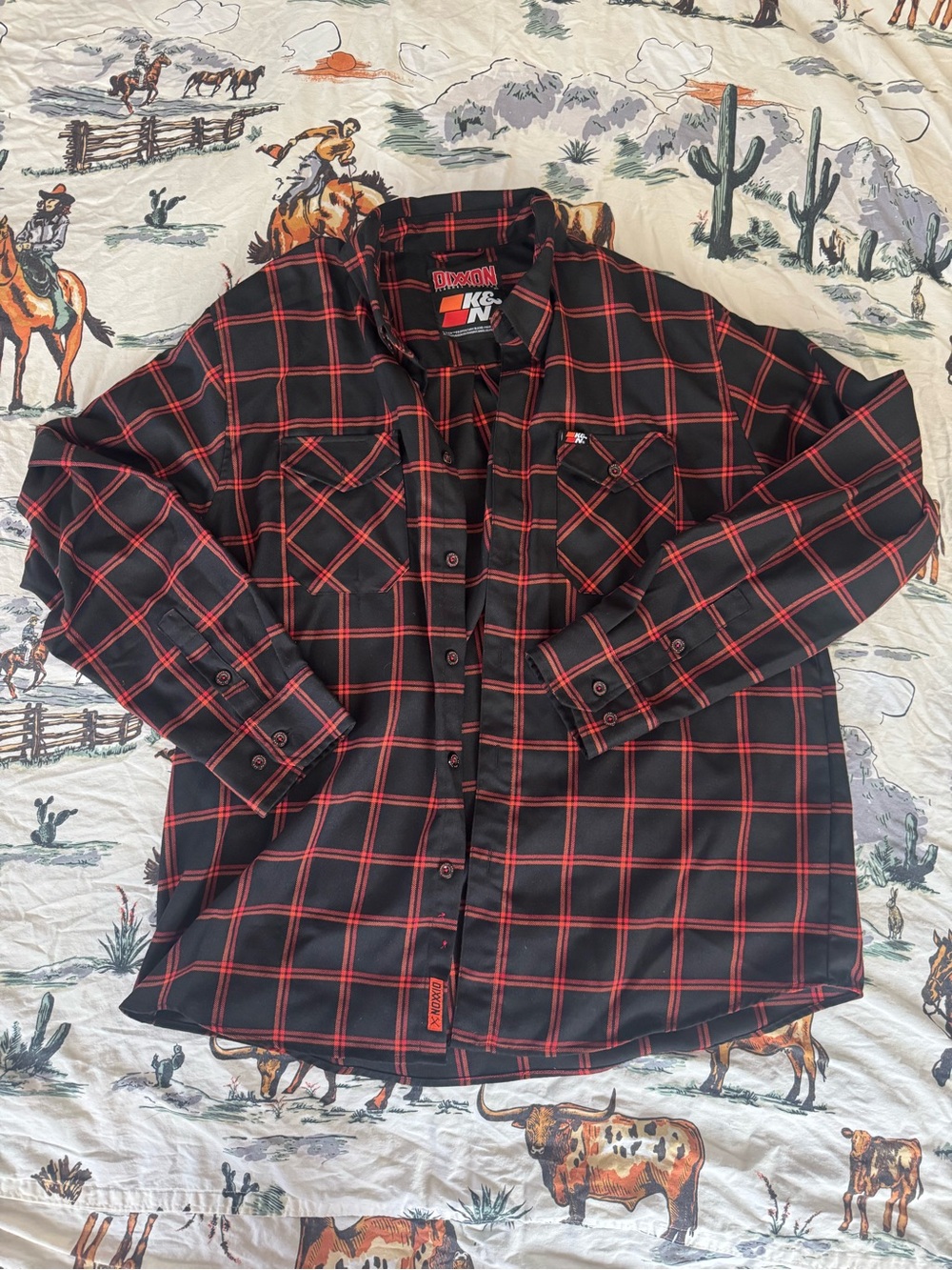 DIXXON K&N Plaid Button-Down Shirt